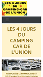 Mobile Screenshot of les4joursducampingcar.com